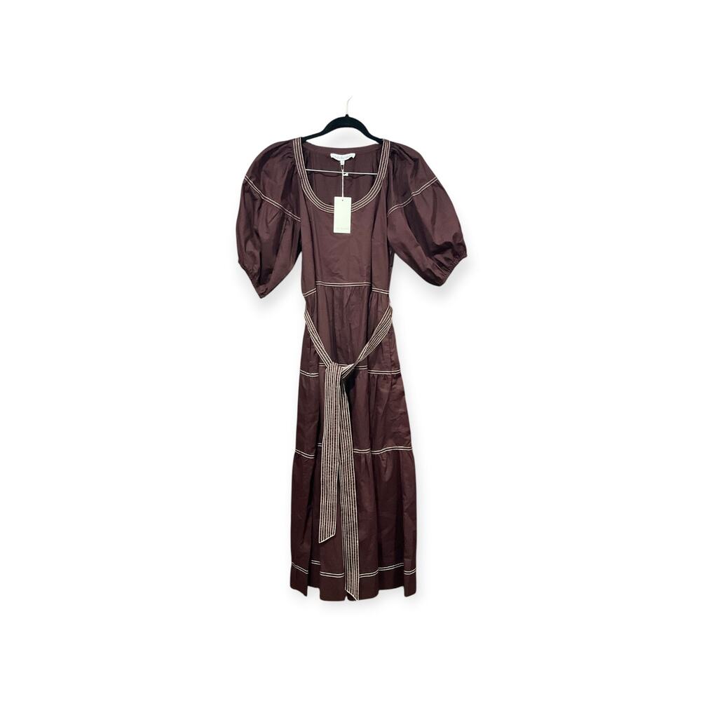 Sofie the Label Foxy Lady Dress Women Brown Large NWT - Picture 3 of 4